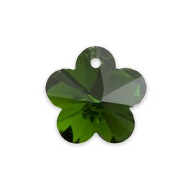 *1102-1803-16 - Glass Pendant Flower 14MM Dark Green Silver Back 12pcs *1102-1803-16,Clearance by Category,14MM,Pendant,Glass,14MM,Flower,Flower,Green,Green,Dark,Silver Back,China,12pcs,montreal, quebec, canada, beads, wholesale