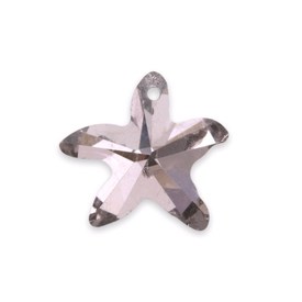 *1102-1805-20 - Glass Pendant Starfish 15MM Pink Silver Back 12pcs *1102-1805-20,Pendants,Glass,Crystal imitation,Pendant,Glass,15MM,Star,Starfish,Pink,Pink,Silver Back,China,12pcs,montreal, quebec, canada, beads, wholesale