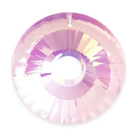 *1102-1810-04 - Glass Pendant Round 45MM Pink AB Side Hole 1pc *1102-1810-04,Pendants,Glass,Crystal imitation,1pc,Pendant,Glass,Glass,45MM,Round,Round,Pink,Pink,AB,Side Hole,montreal, quebec, canada, beads, wholesale