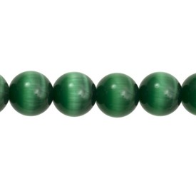 *A-1102-2007-10MM - Glass Bead Cat's Eye Round A Grade 10MM Green 16'' String *A-1102-2007-10MM,Green,16'' String,Bead,Cat's Eye,Glass,Glass,10mm,Round,Round,A Grade,Green,Green,China,16'' String,montreal, quebec, canada, beads, wholesale