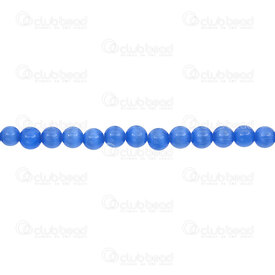 A-1102-2014-6MM - Bille de Verre Oeil de Chat Rond Grade A 6MM Bleu Ciel Corde de 14 Pouces A-1102-2014-6MM,Billes,Verre,Oeil de chat,6mm,Bille,Oeil de Chat,Verre,Verre,6mm,Rond,Rond,A Grade,Bleu,Bleu Ciel,montreal, quebec, canada, beads, wholesale