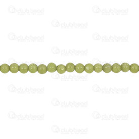 1102-2038-2-4mm - Bille de Verre Oeil de Chat Rond Grade A 4mm Vert Olive Corde de 16 Pouces 1102-2038-2-4mm,cord,montreal, quebec, canada, beads, wholesale