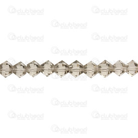 1102-3738-20 - Glass Pressed Bead Bicone 8mm Light Grey 11'' String 1102-3738-20,Beads,Glass,Pressed,Bead,Glass,Glass Pressed,8MM,Bicone,Bicone,Light Grey,China,11'' String,montreal, quebec, canada, beads, wholesale