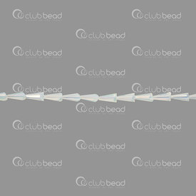 1102-3814-0826AB - Glass Pressed Artemis Bead 4X8mm Opal AB String 22\'\' 1102-3814-0826AB,artemis,montreal, quebec, canada, beads, wholesale