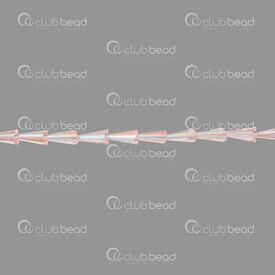 1102-3814-1202 - Glass Pressed Artemis Bead 6X12mm Rosaline String 24.5'' 1102-3814-1202,Beads,Glass,$24.99,montreal, quebec, canada, beads, wholesale