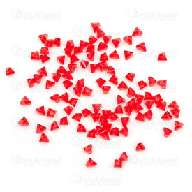 1102-3817-0512 - Glass Pressed Bead Facetted Triangle 4x5x5.5mm siam 15.5\'\' String (app90pcs) 1102-3817-0512,Beads,Glass,montreal, quebec, canada, beads, wholesale
