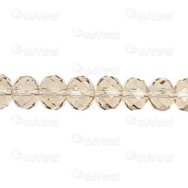 1102-3874-46 - Glass Pressed Bead Oval Faceted 6x8mm Champagne Silver 17.5" String (app72pcs) 1102-3874-46,Beads,Glass,17.5" String (app72pcs),Bead,Glass,Glass Pressed,6X8MM,Oval,Faceted,Champagne Silver,China,17.5" String (app72pcs),montreal, quebec, canada, beads, wholesale