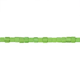 *1102-4610-14 - Glass Bead Cube 4mm Green App. 500g *1102-4610-14,Bead,Glass,4mm,Square,Cube,Green,Green,China,500gr,montreal, quebec, canada, beads, wholesale