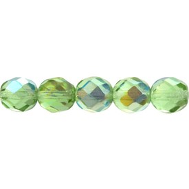 1102-4700-42 - Fire Polished Bead Round 3MM Peridot AB 200pcs Czech Republic 1102-4700-42,Beads,Glass,Peridot,Bead,Glass,Fire Polished,3MM,Round,Round,Green,Peridot,AB,Czech Republic,200pcs,montreal, quebec, canada, beads, wholesale