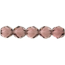 1102-4703-14 - Bille de Verre Polie au Feu Rond 8MM Améthyste 75pcs République Tcheque 1102-4703-14,Billes,Fire Polished,Améthyste,Bille,Verre,Fire Polished,8MM,Rond,Rond,Mauve,Améthyste,République Tcheque,75pcs,montreal, quebec, canada, beads, wholesale