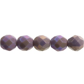 *1102-4703-86 - Fire Polished Bead Round 8MM Opal Mauve AB 75pcs Czech Republic *1102-4703-86,8MM,75pcs,Bead,Glass,Fire Polished,8MM,Round,Round,Mauve,Mauve,Opal,AB,Czech Republic,75pcs,montreal, quebec, canada, beads, wholesale