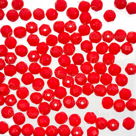 1102-4707-C50 - Fire Polish Bead Round Faceted 5mm Dark Siam Opaque Ceramic 150pcs Czech Republic LIMITED QUANTITY 1102-4707-C50,Clearance by Category,montreal, quebec, canada, beads, wholesale