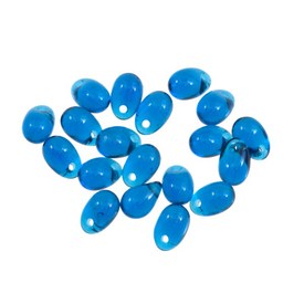 1102-4710-36 - Glass Bead Drop 4X6MM Capri Blue 200pcs Czech Republic 1102-4710-36,Beads,Bead,Glass,Glass,4X6MM,Drop,Drop,Blue,Capri Blue,Czech Republic,200pcs,montreal, quebec, canada, beads, wholesale