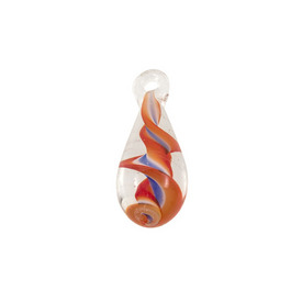 *1102-4818-04 - Lampwork Pendant Drop App. 15x35mm Red/White/Blue 2pcs *1102-4818-04,Glass,Pendant,Glass,Lampwork,App. 15x35mm,Drop,Red/White/Blue,China,2pcs,montreal, quebec, canada, beads, wholesale