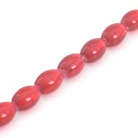 *1102-5517-02 - Plastic Bead Latex Oval 8X11MM Red Square Glass Center 16'' String *1102-5517-02,Plastic,16'' String,Bead,Latex,Plastic,Plastic,8X11MM,Oval,Red,Red,Square Glass Center,China,16'' String,montreal, quebec, canada, beads, wholesale