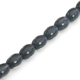 *1102-5517-12 - Plastic Bead Latex Oval 8X11MM Black Square Glass Center 16'' String *1102-5517-12,Beads,Plastic,Glass center,Bead,Latex,Plastic,Plastic,8X11MM,Oval,Black,Black,Square Glass Center,China,16'' String,montreal, quebec, canada, beads, wholesale