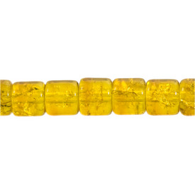 *1102-5603-10 - Glass Bead Crackle Cylinder 6MM Topaz 130pcs *1102-5603-10,Beads,Glass,Bead,Crackle,Glass,Glass,6mm,Cylinder,Cylinder,Topaz,China,130pcs,montreal, quebec, canada, beads, wholesale