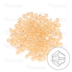 1102-5800-76 - Bille de Cristal Stellaris Bicône 4MM Rose d'Eau 144pcs 1102-5800-76,Peach Fuzz,montreal, quebec, canada, beads, wholesale