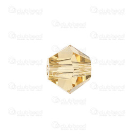 1102-5802-44 - Crystal Bead Stellaris Bicone 6MM Champagne Gold 48pcs 1102-5802-44,Beads,Crystal,48pcs,Bead,Stellaris,Crystal,6mm,Bicone,Bicone,Beige,Gold,Champagne,China,48pcs,montreal, quebec, canada, beads, wholesale