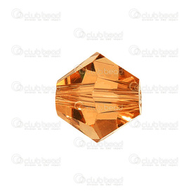 1102-5804-30L - Crystal Bead Stellaris Bicone 8MM Light Red Topaz 24pcs 1102-5804-30L,stellaris CRISTAL 8mm,montreal, quebec, canada, beads, wholesale