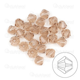 1102-5804-46 - Crystal Bead Stellaris Bicone 8MM Champagne Silver 24pcs 1102-5804-46,Bicone,8MM,Crystal,Bead,Stellaris,Crystal,8MM,Bicone,Bicone,Beige,Silver,Champagne,China,24pcs,montreal, quebec, canada, beads, wholesale