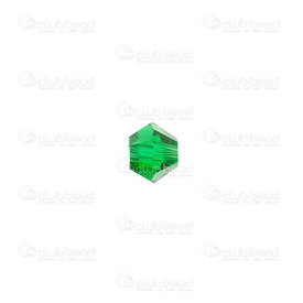 1102-5806-16 - Bille de Cristal Stellaris Bicone 3mm Émeraude 144pcs 1102-5806-16,emeraude,montreal, quebec, canada, beads, wholesale