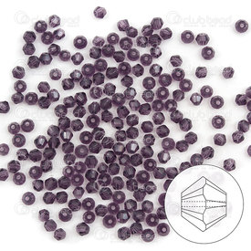 1102-5809-20 - crystal bead stellaris bicone 2mm Amethyst 195-200pcs 1102-5809-20,Beads,Crystal,montreal, quebec, canada, beads, wholesale