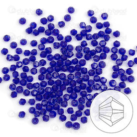 1102-5809-58 - crystal bead stellaris bicone 2mm colbalt 195-200pcs 1102-5809-58,Beads,Crystal,montreal, quebec, canada, beads, wholesale