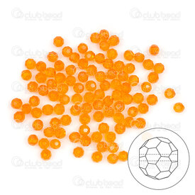 1102-5810-30 - Bille de Cristal Stellaris Rond Facetté 4MM Topaz Rouge 98-100pcs 1102-5810-30,montreal, quebec, canada, beads, wholesale
