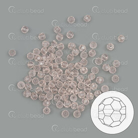 1102-5810-76 - Crystal Bead Stellaris Round 32 face faceted 4mm watery pink 98-100pcs 1102-5810-76,montreal, quebec, canada, beads, wholesale