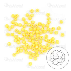 1102-5810-C80 - Crystal Bead Stellaris Round 32 face faceted 4mm ceramic yellow 98-100pcs 1102-5810-C80,Facette 4mm,montreal, quebec, canada, beads, wholesale