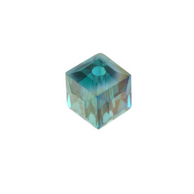 1102-5823-52 - Crystal Bead Stellaris Cube 6MM Chrysolite AB 24pcs 1102-5823-52,Bead,Stellaris,Crystal,6mm,Square,Cube,Green,Chrysolite,AB,China,24pcs,montreal, quebec, canada, beads, wholesale