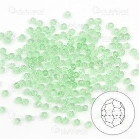 1102-5832-08 - crystal bead stellaris oval facetted 2x3mm peridot 180pcs 1102-5832-08,peridot,montreal, quebec, canada, beads, wholesale
