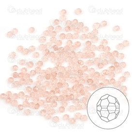 1102-5832-76 - Cristal Bille Stellaris Oval Facetté 2x3mm Rose d'Eau 180pcs 1102-5832-76,bille de crystal stellaris,montreal, quebec, canada, beads, wholesale