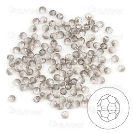 1102-5832-86 - crystal bead stellaris oval facetted 2.5x3.5mm Transparent Grey 0.5mm hole 180pcs 1 string 1102-5832-86,stellaris crystal,montreal, quebec, canada, beads, wholesale