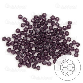 1102-5833-20 - crystal bead stellaris oval facetted 3.5x3mm amethyste 120pcs 1102-5833-20,stellaris crystal,montreal, quebec, canada, beads, wholesale