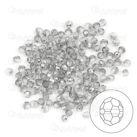 1102-5833-40 - crystal bead stellaris oval facetted 3.5x3mm silver comet 120pcs 1102-5833-40,Beads,Crystal,montreal, quebec, canada, beads, wholesale