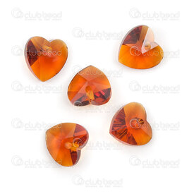 1102-5891-28 - Crystal Pendant Stellaris Heart 10x10x6mm coffee 5pcs 1102-5891-28,Crystal,Pendant,Stellaris,Glass,Crystal,10x10x6mm,Heart,Heart,Brown,Coffee,China,5pcs,montreal, quebec, canada, beads, wholesale