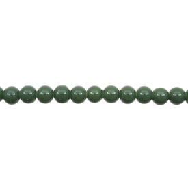 *1102-6211-12 - Glass Bead Round 6MM Dark Green 16'' String *1102-6211-12,Bead,Glass,Glass,6mm,Round,Round,Green,Dark,China,16'' String,montreal, quebec, canada, beads, wholesale