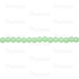 1102-6214-0404 - Bille de Verre Rond 4mm Vert Pomme Corde de 32 pouces 1102-6214-0404,montreal, quebec, canada, beads, wholesale