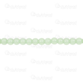1102-6214-0604 - Glass Bead 6mm Round Green Apple String 32'' 1102-6214-0604,montreal, quebec, canada, beads, wholesale