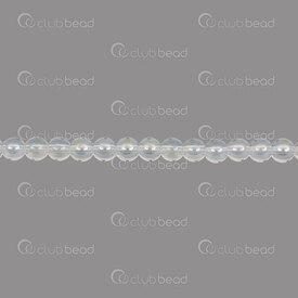 1102-6214-0612 - Glass Pressed Bead Round 6mm Shiny AB Crystal Transparent 32'' String (app120pcs) 1102-6214-0612,Beads,Glass,Crystal,Bead,Glass,Glass Pressed,6mm,Round,Round,Colorless,Crystal,Shiny,AB,Transparent,montreal, quebec, canada, beads, wholesale