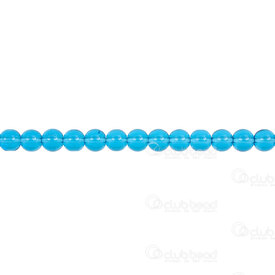 1102-6214-0620 - Glass Pressed Bead Round 6mm Lake Blue Transparent 32in String (approx. 95pcs) 1102-6214-0620,Beads,Glass,Round,Bead,Glass,Glass Pressed,6mm,Round,Round,Blue,Aquamarine,Transparent,China,55pcs String,montreal, quebec, canada, beads, wholesale