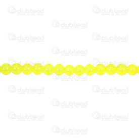 1102-6214-0644 - Pale Glass Bead Pearl Round 6MM neon yellow 32in String 1102-6214-0644,Beads,Glass,Pressed,montreal, quebec, canada, beads, wholesale