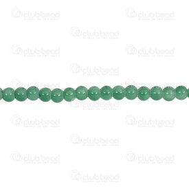 1102-6214-0670 - Bille de Verre Pressé Rond 6mm Jade Vert Fonce Corde de 30 pouces (app. 120pcs) 1102-6214-0670,bille vert,montreal, quebec, canada, beads, wholesale