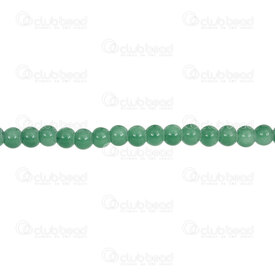 1102-6214-0670 - Glass Bead Round 6mm Dark Green Jade 30in String (app. 120pcs) 1102-6214-0670,Vert rond 6mm,montreal, quebec, canada, beads, wholesale