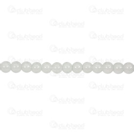 1102-6214-0686 - Glass Bead Round 6mm Grey Transparent Glossy 32in String (approx. 120pcs) 1102-6214-0686,Beads,Glass,Pressed,montreal, quebec, canada, beads, wholesale