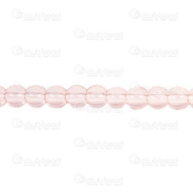 1102-6214-0806 - Glass Bead 8mm Round Rosaline String 16'' 1102-6214-0806,Rosaline,montreal, quebec, canada, beads, wholesale