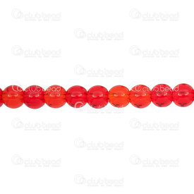 1102-6214-0810 - Glass Pressed Bead Round 8mm Red Transparent 42pcs String 1102-6214-0810,8MM,Glass,Bead,Glass,Glass Pressed,8MM,Round,Round,Red,Red,Transparent,China,42pcs String,montreal, quebec, canada, beads, wholesale