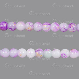 1102-6214-08104 - Pale Glass Bead Round 8mm Jade-Mauve with Gold Dust 30in String (approx.90pcs) 1102-6214-08104,Beads,Glass,Pressed,montreal, quebec, canada, beads, wholesale